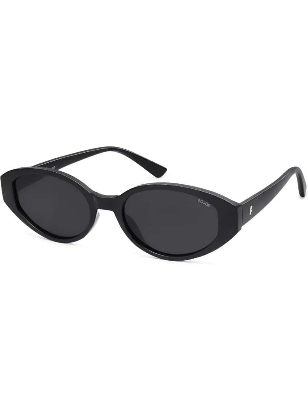 Retro Oval Polarized Cat Eye Sunglasses for Women - Stylish UV Protection Shades